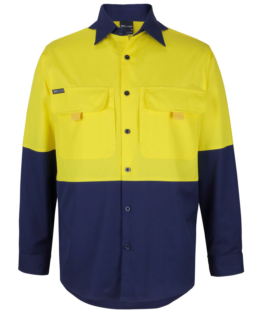 CAMISA DE PESCA RIPSTOP HV L/S da JB
