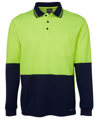 POLO DE ALGODÃO HV L/S DE JB