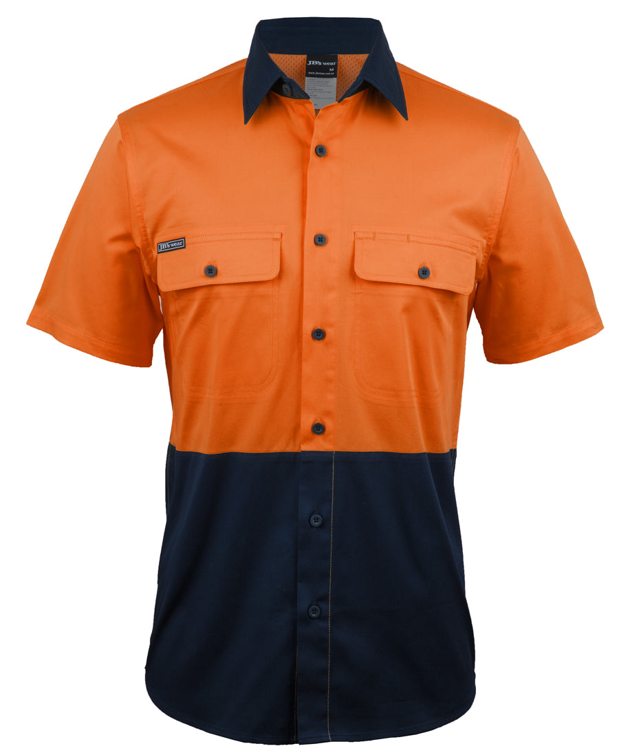 Kemeja Kerja Elastis Ukuran S/S HV JB