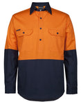 JB's HV CLOSE FRONT L/S 150G WORK SHIRT
