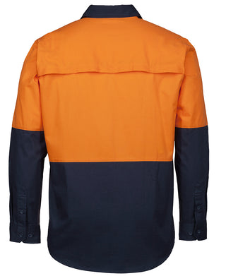 JB's HV CLOSE FRONT L/S 150G WORK SHIRT