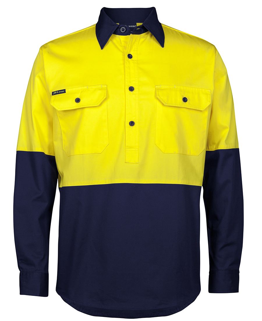 Kemeja Kerja JB's HV Tutup Depan L/S 150G