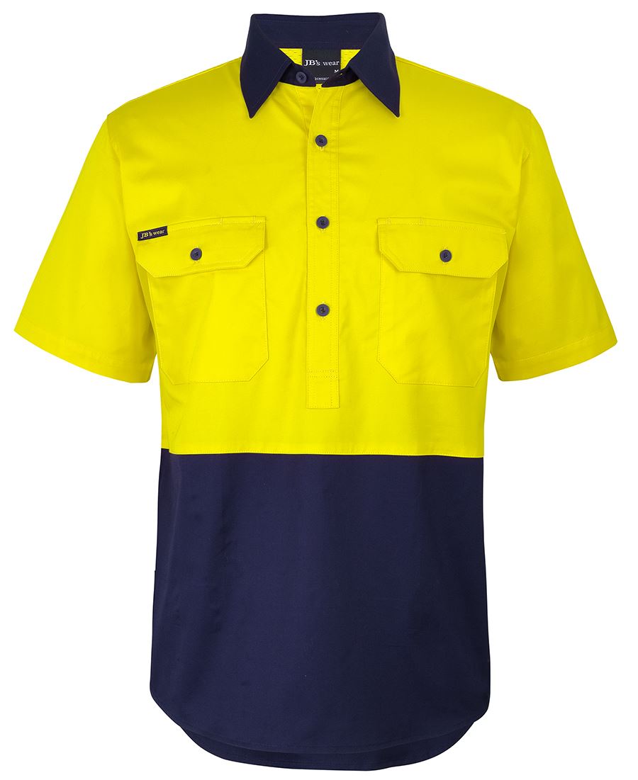 Kemeja Kerja JB's HV Tutup Depan S/S 150G