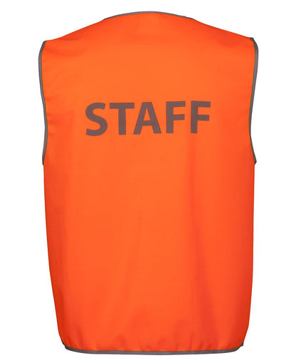 JB's HV SAFETY VEST PRINT STAFF