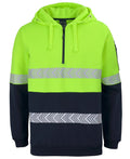 JB's HV (D+N) 1/2 ZIP SEGMENTED TAPE HOODIE