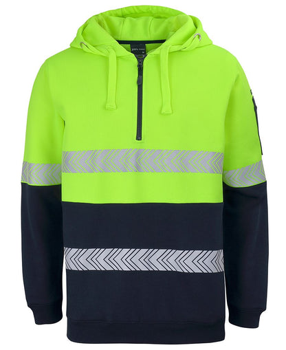 JB's HV (D+N) 1/2 ZIP SEGMENTED TAPE HOODIE
