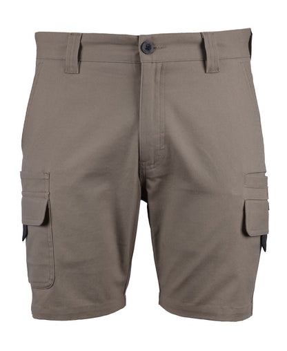 Multi Pocket Stretch Canvas Short