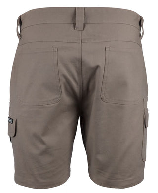 Multi Pocket Stretch Canvas Short