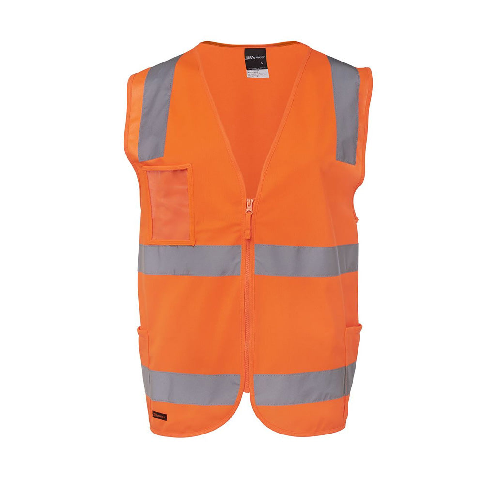Hi Vis (D+N) Zip Safety Vest