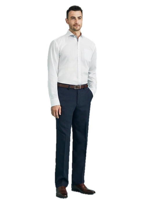 Calça masculina Cool Stretch frontal plana Stout