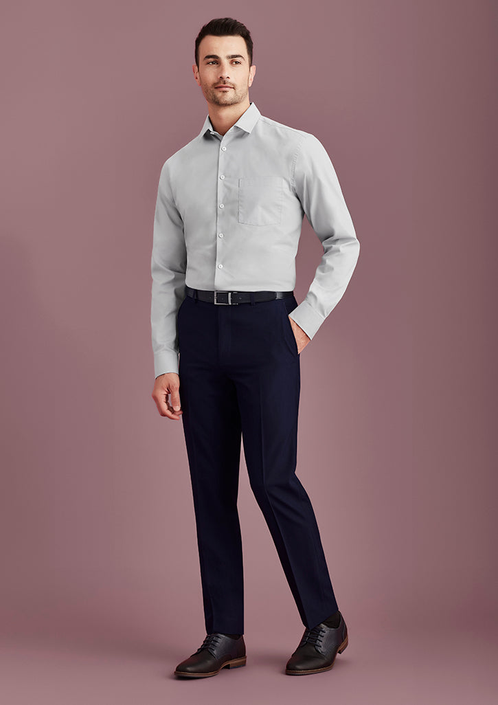 Calça Siena Masculina Slim Fit Frente Plana Stout