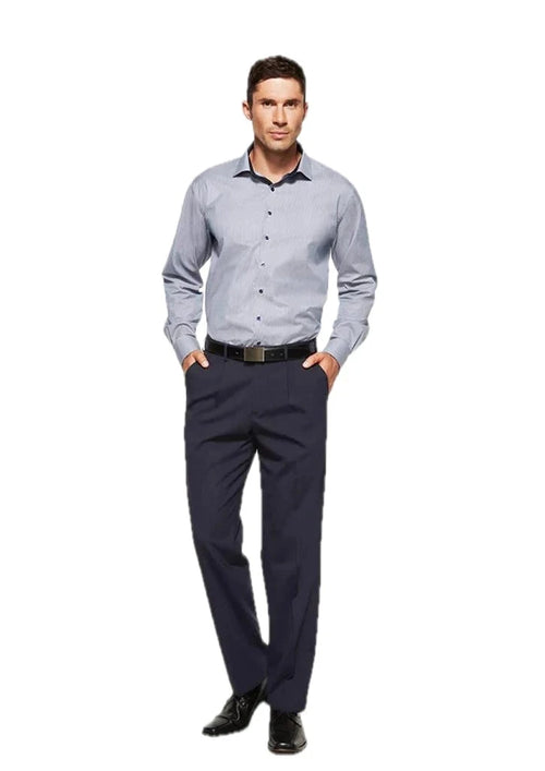 Comfort Wool Stretch Mens One Pleat Pant Regular