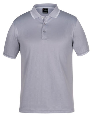 PODIUM JACQUARD CONTRAST POLO