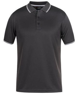 PODIUM JACQUARD CONTRAST POLO