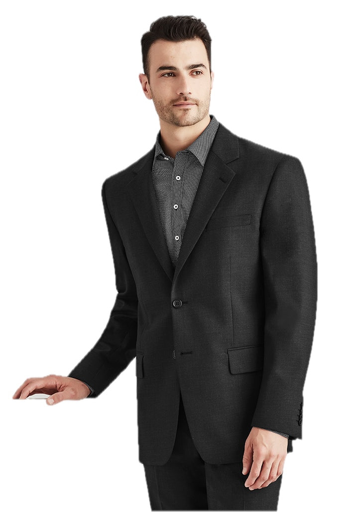 Comfort Wool Stretch Mens Two Button Classic Jacket