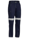 Calça feminina Bisley de 3 m com fita e ventilação e leve