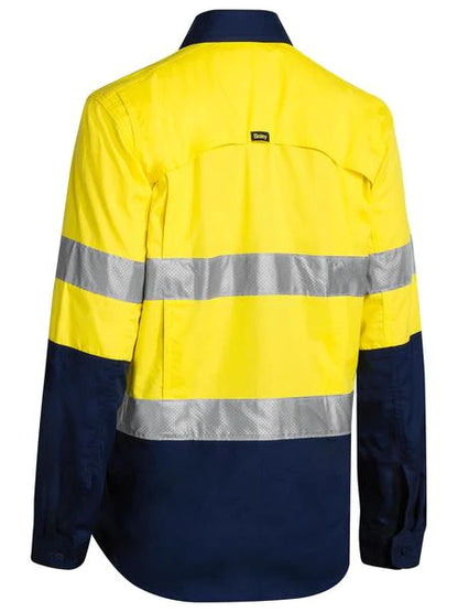 Bisley Women's 3m Taped Hi Vis X Airflow Ripstop Shirt