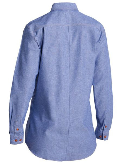 Bisley Women's Chambray Shirt - Long Sleeve