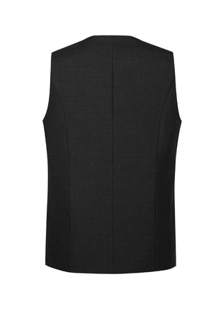 Mens Longline Vest Wool Blend