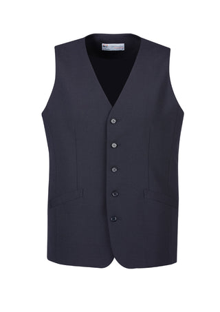 Mens Longline Vest Wool Blend