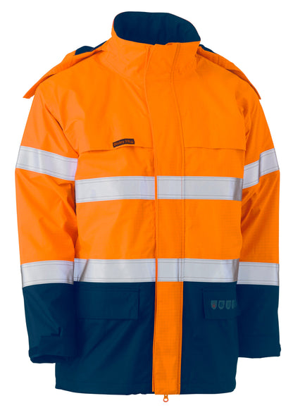 JAQUETA TAPED HI VIS FR WET WEATHER SHELL