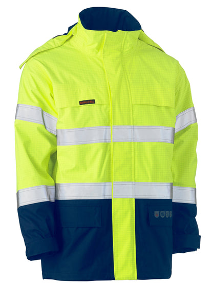 JAQUETA TAPED HI VIS FR WET WEATHER SHELL