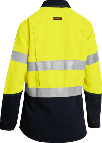 TENCATE TECASAFE® PLUS 580 CAMISA FEMININA TAPED HI VIS LEVE COM VENTILAÇÃO