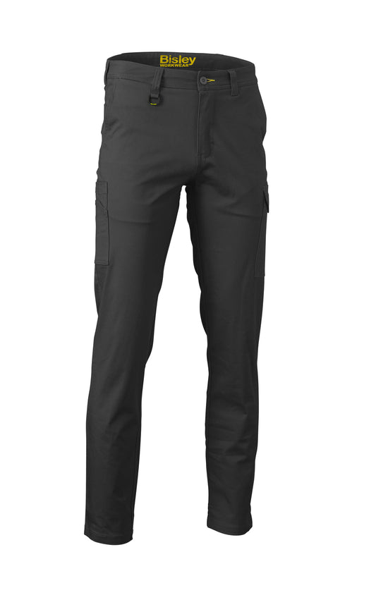 Stretch Cotton Drill Cargo Pants