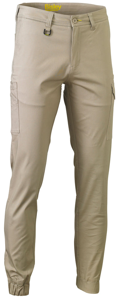 Bisley Stretch Cotton Drill Cargo Cuffed Pants
