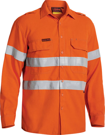 Camisa Tencate Tecasafe Plus 580 Taped Hi Vis Leve FR Ventilada 