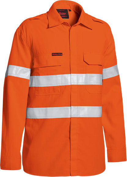 Camisa Tencate Tecasafe Plus 480 Taped Hi Vis Leve FR Ventilada 