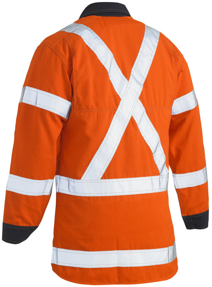 Tencate Camisa Manga Comprida Tecasafe Plus 700 X Taped Hi Vis TTMC-W FR Ventilada 