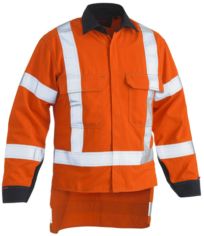 Tencate Camisa Manga Comprida Tecasafe Plus 700 X Taped Hi Vis TTMC-W FR Ventilada 