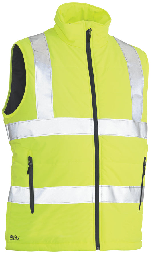 Colete Bisley Taped Hi Vis Puffer 