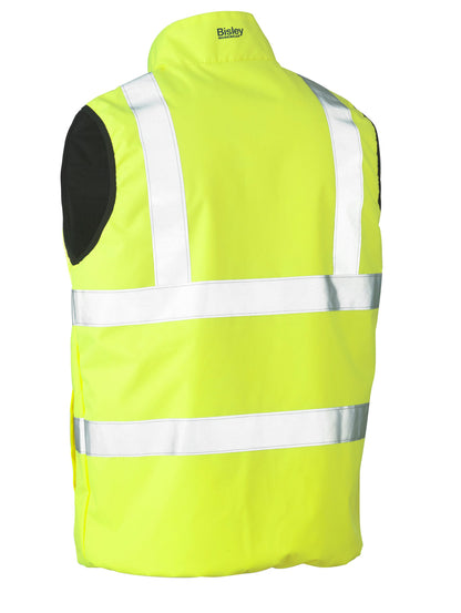 Bisley Taped Hi Vis Reversible Puffer Vest