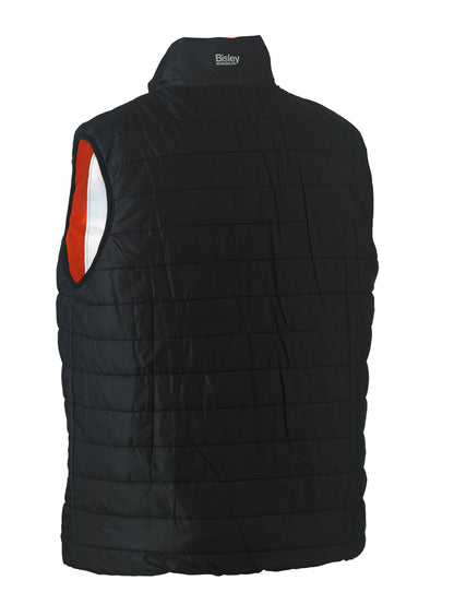 Bisley Taped Hi Vis Reversible Puffer Vest
