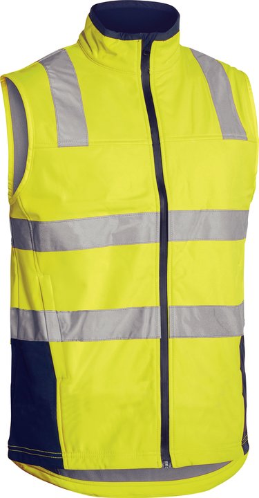 Bisley Taped Hi Vis Softshell Vest