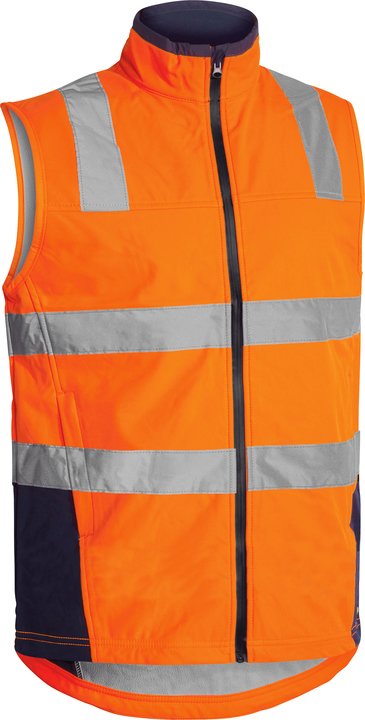 Bisley Taped Hi Vis Softshell Vest