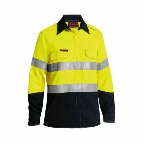 TENCATE TECASAFE® PLUS 580 CAMISA FEMININA TAPED HI VIS LEVE COM VENTILAÇÃO