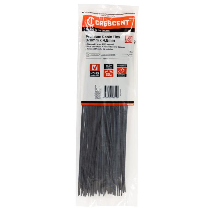 Crescent Cable Ties : 150mm x 3.6mm