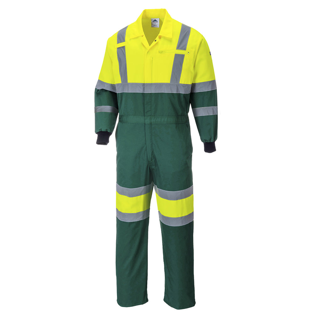 Coverall Kontras Belakang Hi-Vis X