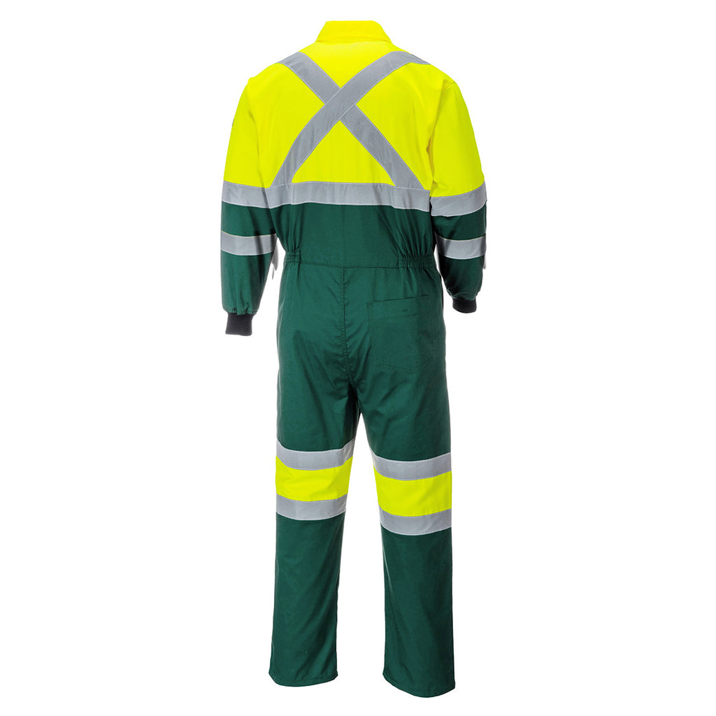 Coverall Kontras Belakang Hi-Vis X