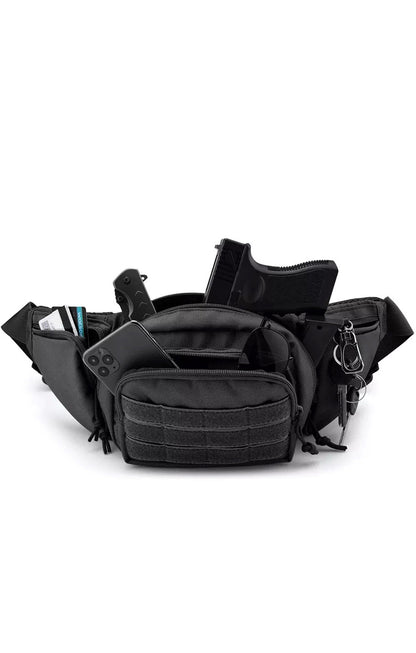 Bolsa de cintura tática coldre de cintura militar 2L