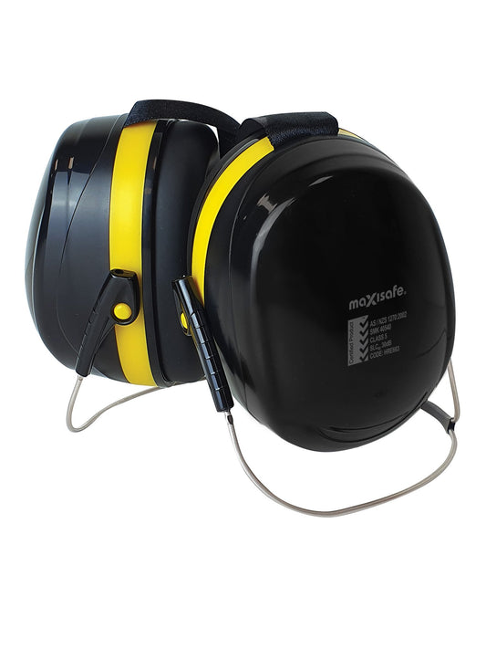 Protetor auricular Maxisafe estilo pescoço - Classe 5 - Amarelo 
