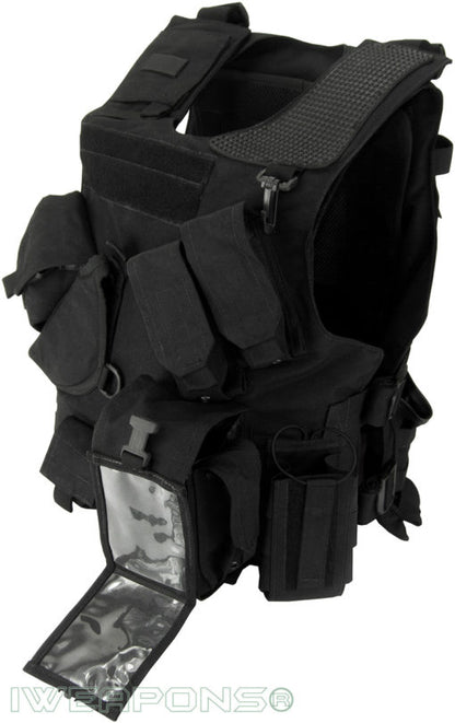Rompi Anti Peluru Tempur IWEAPONS® IIIA / 3A – Model Sarung – Hitam – Tangan Kiri 