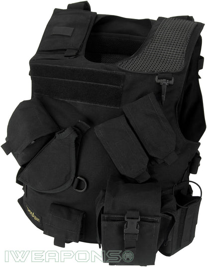 IWEAPONS® Combat Bulletproof Vest IIIA / 3A – Holster Model – Green