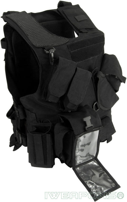IWEAPONS® Combat Bulletproof Vest IIIA / 3A – Holster Model – Black – Right Hand