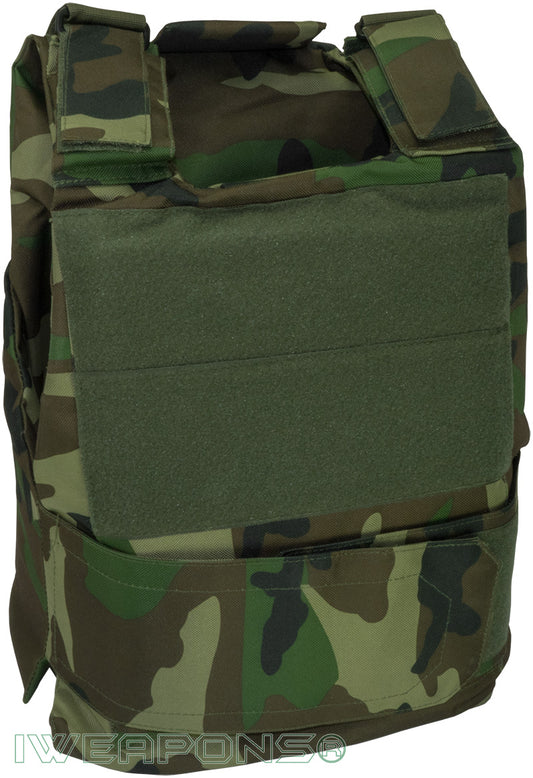 Rompi Anti Peluru Kamuflase Komando IWEAPONS® IIIA / 3A dengan Kantong XL untuk Pelat Pelindung