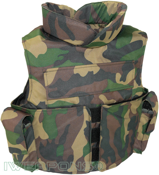Rompi Anti Peluru IWEAPONS® Delta Camo IIIA dengan 2 Kantong Magas