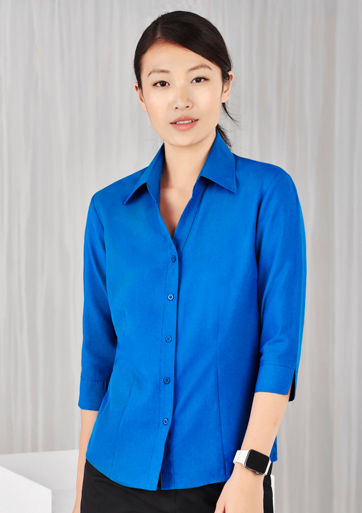 Oasis Ladies Plain 3/4 Sleeve Shirt